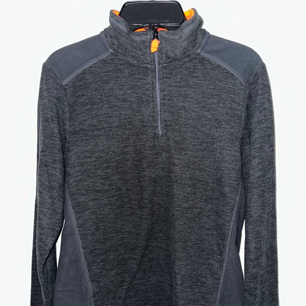 1/4 zip mock neck fleece, size L 12/14